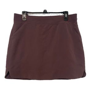 Plum Mini Athletic Skort